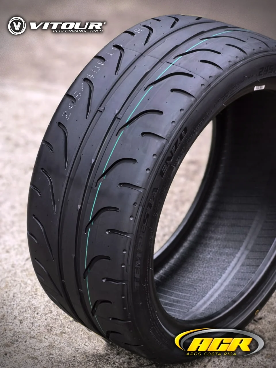 225/40R18 Vitour Tempesta Enzo VR01 TW140 (semi-slicks)