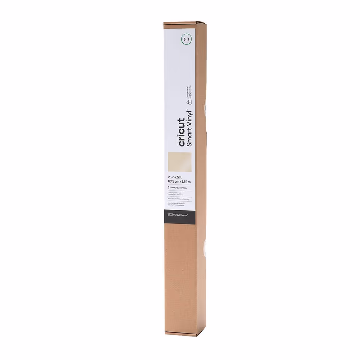 CRICUT VINIL SMART ROLLO METALICO MATE – CHAMPAN – PERMANENTE