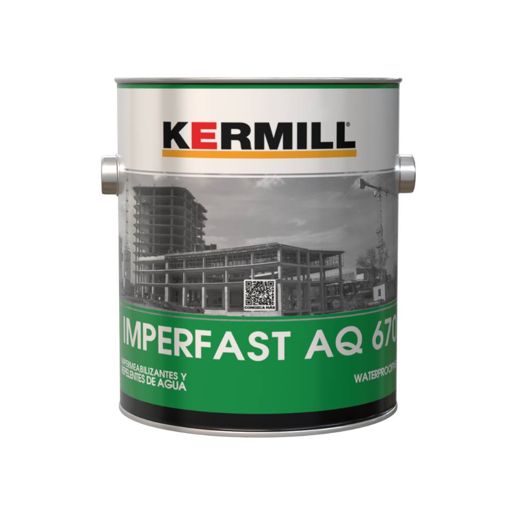 Impermiabilizante imperfast aq 670 gris galon