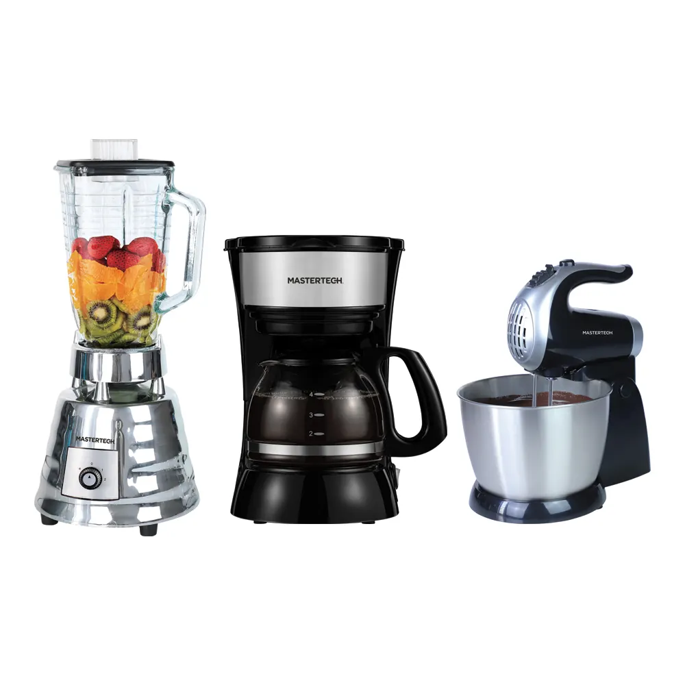 Combo Batidora Coffee Maker y Licuadora Mastertech 1.25 Lts Gris MTTBCOMBO254
