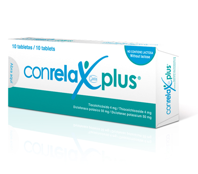 CONRELAX PLUS 50MG/4MG TABLETAS VIA ORAL