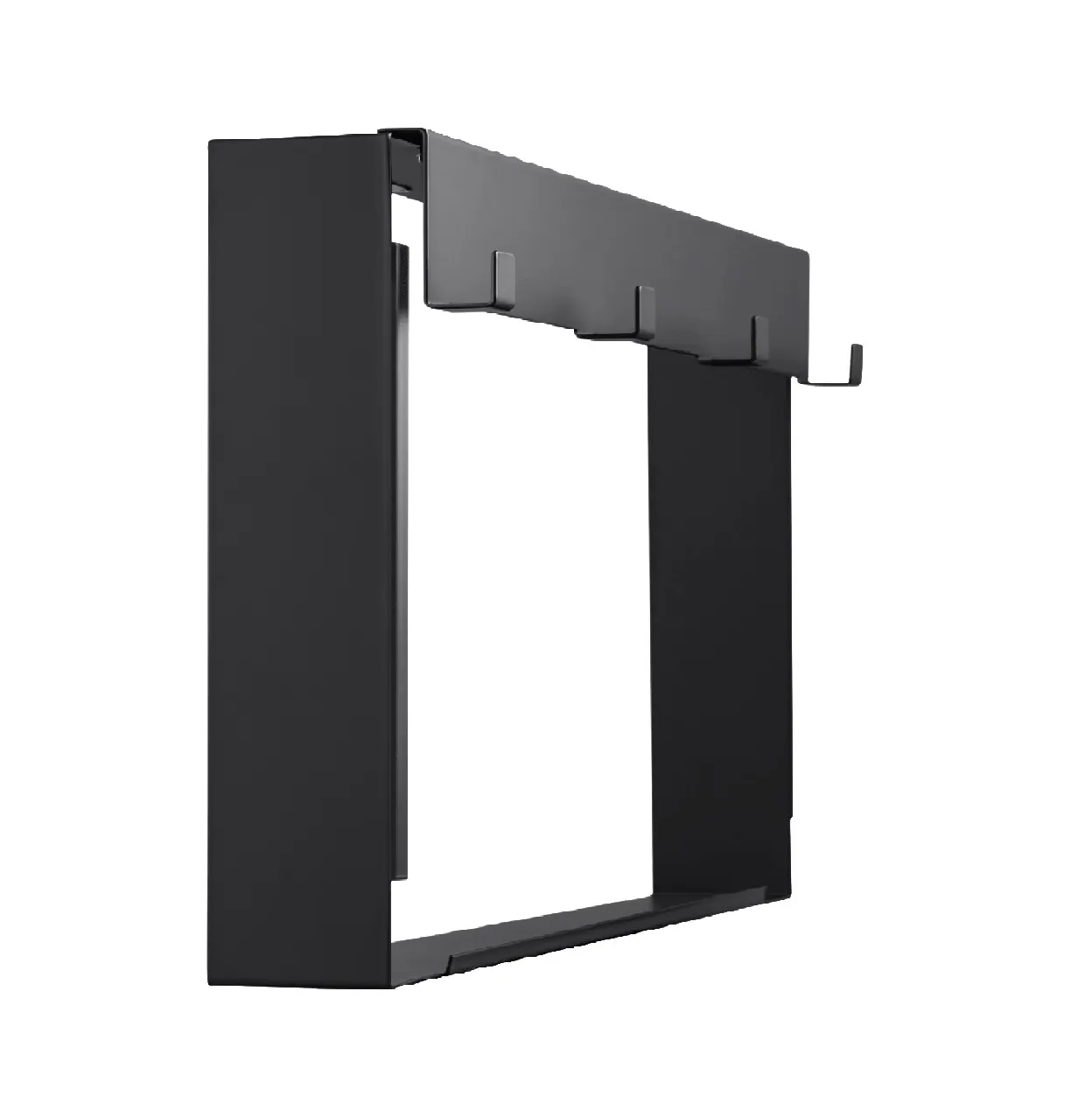 Organizador baño 1 nivel negro mate Basic Living