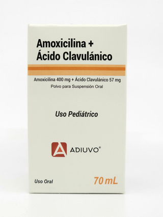 Amoxicilina-Acido Clavulanico Adiuvo, 400/57 mg, frasco 70 ml