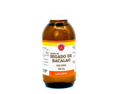 Aceite de higado de bacalao 120 ml