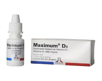 Maximum D3 solucion oral 1 frasco gotero 2 ml