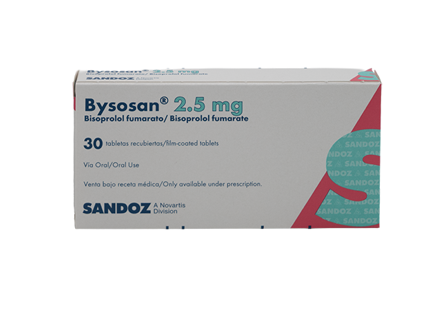 BYSOSAN 2.5 mg x 30 TABLETAS