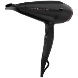 Secadora de Cabello Remington Supercare Pro Turmalina 1900W Negra/Morado D23A (110) F