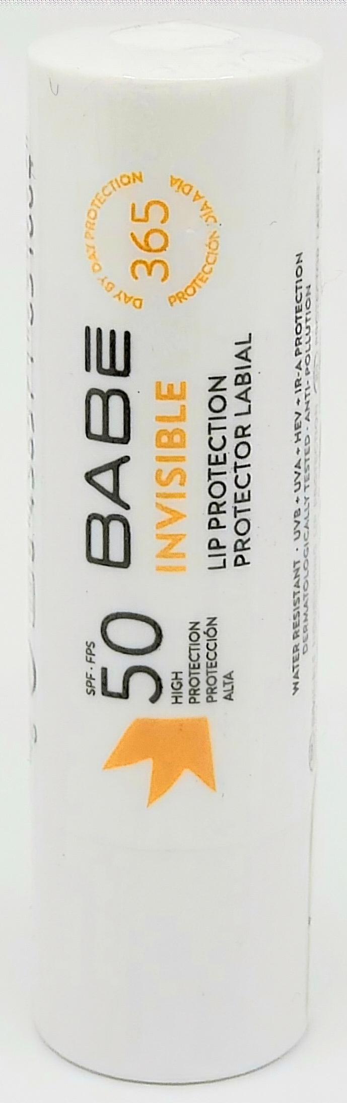 Babe, Protector Labial Invisible SPF 50, 4 g