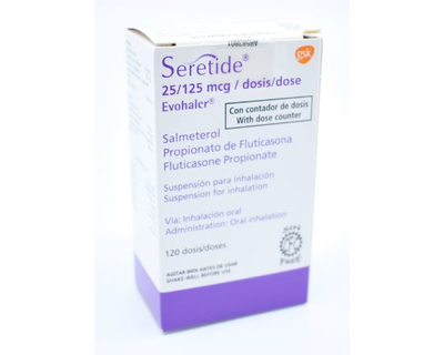 Seretide 25/125 mcg inhalador