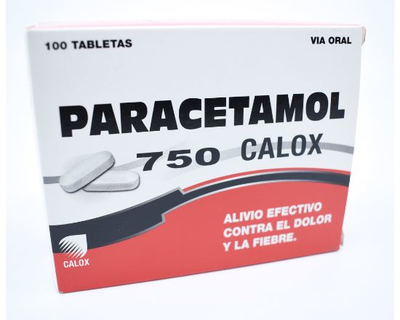 Paracetamol Calox 750 mg 10 tabletas