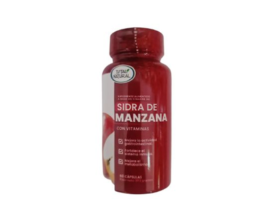 Sidra de Manzana, con Vitaminas, 60 Capsulas