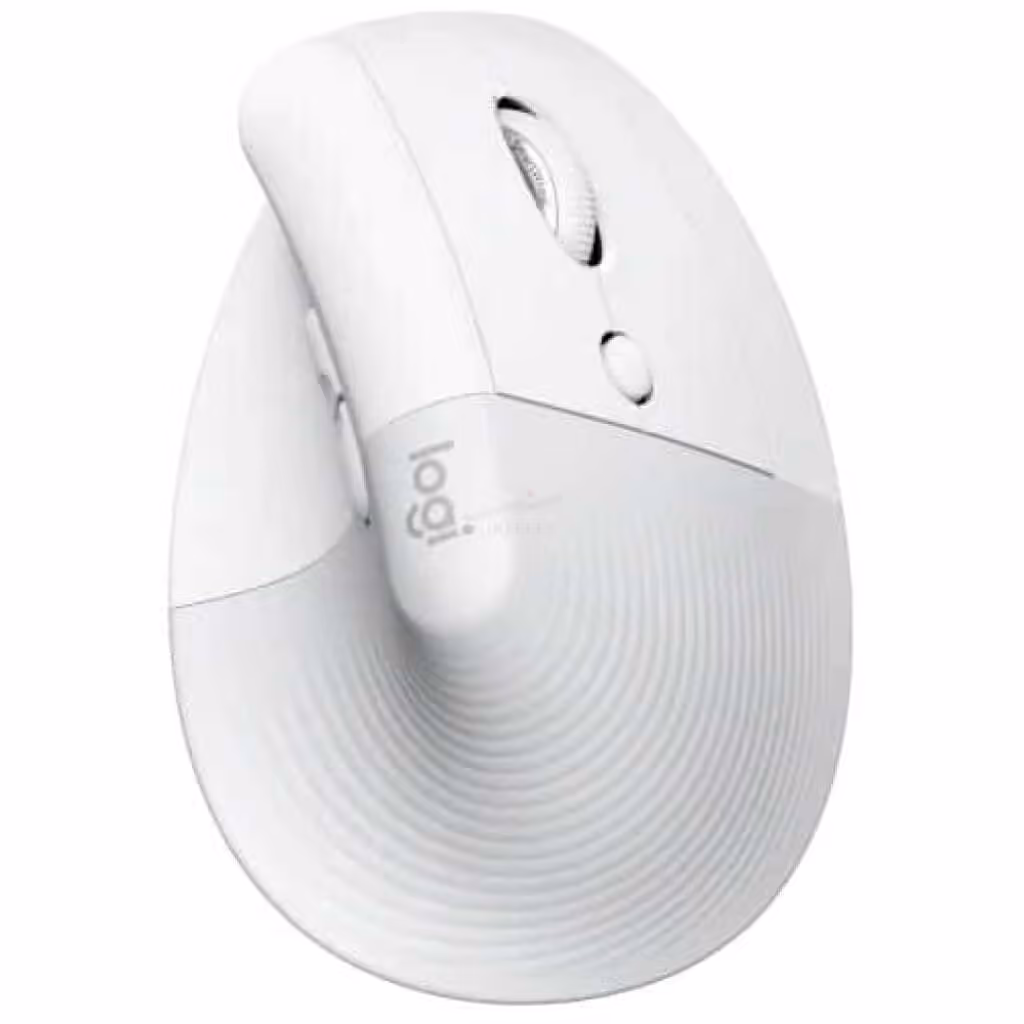 Mouse Logitech Lift Vertical Ergonómico – Inalámbrico – Blanco