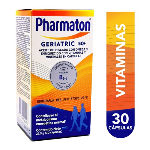 GERIATRIC PHARMA 50+ X 30 CAPS