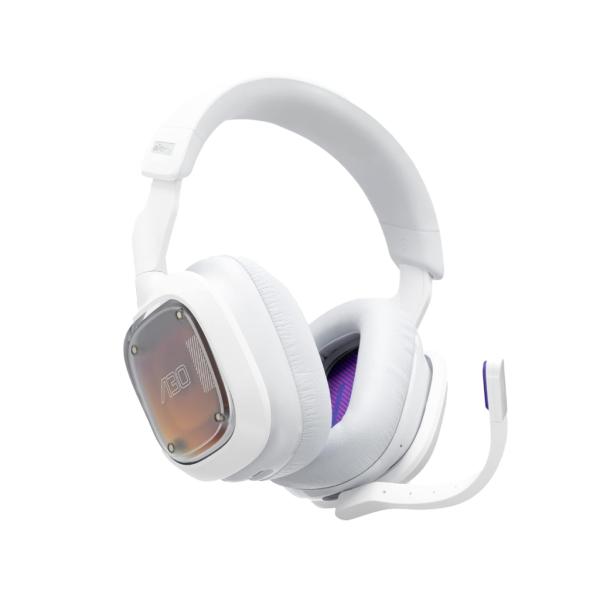 Headset Logitech Gaming A30 2.4 GHZ para Playstation Inalámbrico – Blanco / Morado