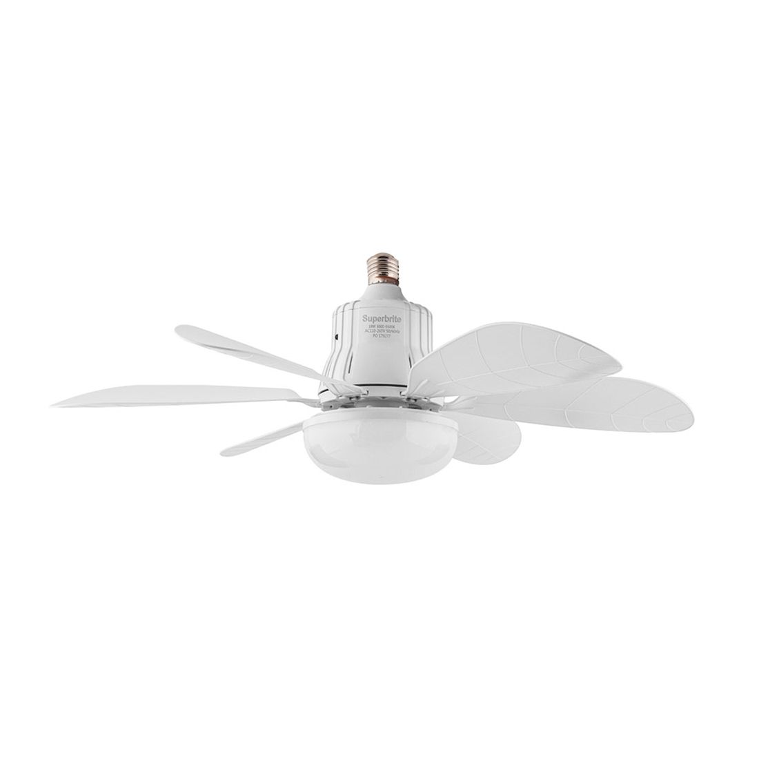 Lámpara led ventilador aspas 18w