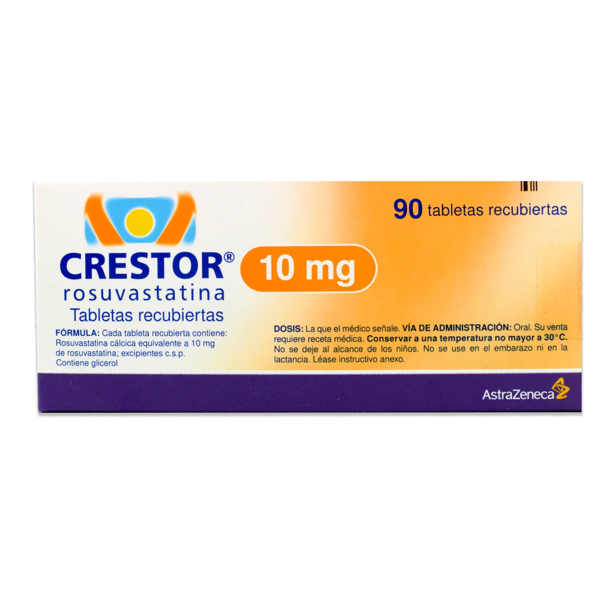 CRESTOR 10 MG X 90 TABS