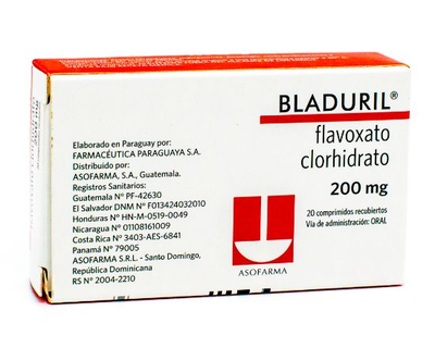 Bladuril 200 mg 10 comprimidos