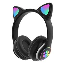 TOKANI Kids Bluetooth Wireless Over-Ear Cat Ear Headphones with