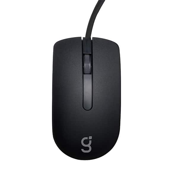 Green Leaf Mouse USB negro