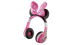 eKids Minnie Mouse Kids Bluetooth Headphones, Wireless with Mic