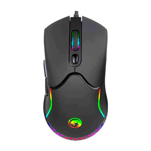 Marvo Mouse gaming negro/verde