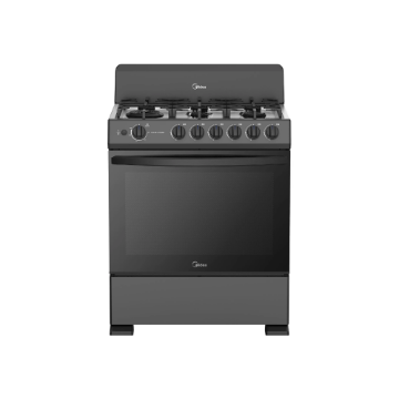 Midea Cocina De gas de 30" 6 quemadores Plateado MGS30FS1BIABGF-CA