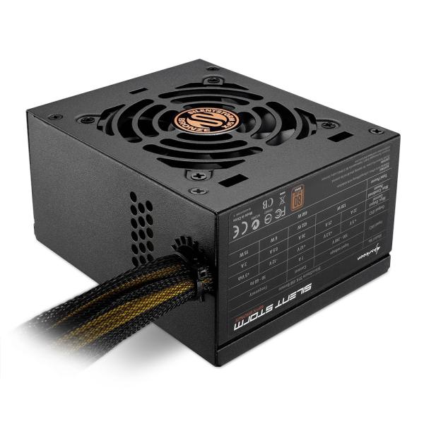 Fuente de Poder Sharkoon Silent Storm SFX Bronze 450W 80 Plus Bronze No Modular SFX 3.2 – Negro
