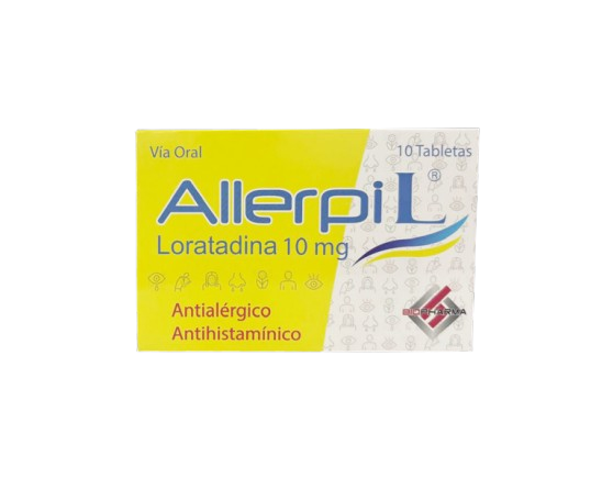 ALLERPIL TABLETASA 10 MG X 10 UNIDADES