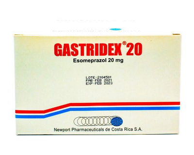 Gastridex 20 mg 10 capsulas