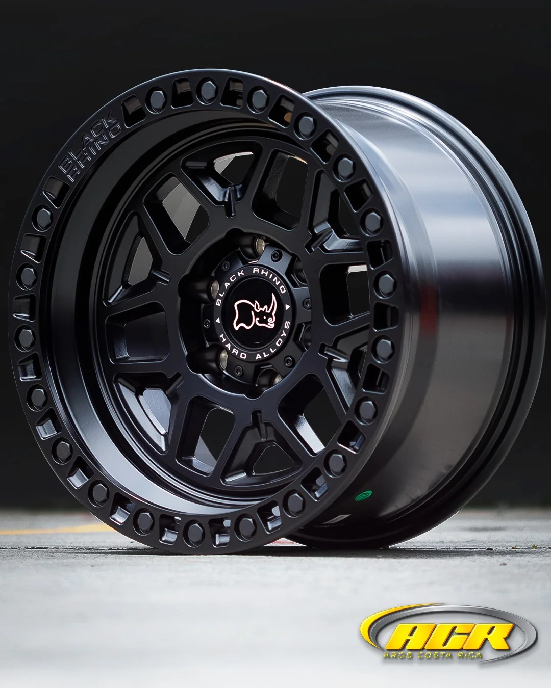 AOD75HA-03 BLACK RHINO KELSO 17X9 5X127 ET-18 CB71
