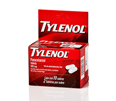 TYLENOL EXTRA FUERTE 500 MG TABLETAS VIA ORAL