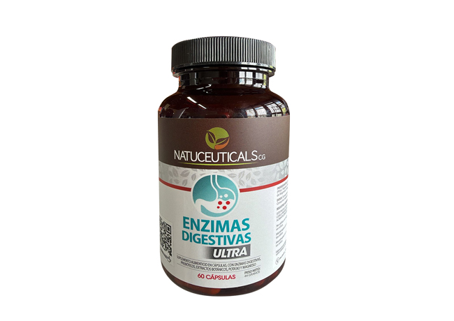 Natuceuticals Enzimas Digestivas Ultra x60 cápsulas