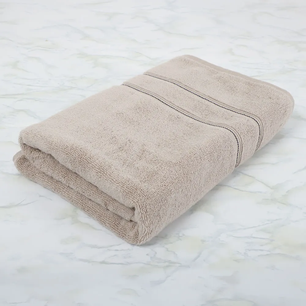 Toalla de baño plaza taupe 70x140 cm