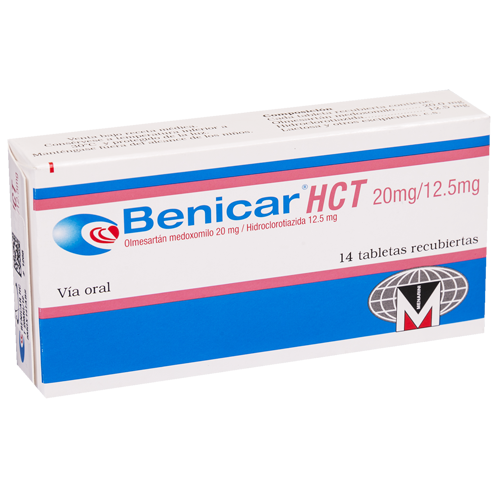 BENICAR HCT 20MG/12.5MG TABLETAS VIA ORAL