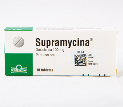 SUPRAMYCINA 100 MG TABLETAS VIA ORAL