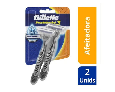 Gillette Prestobarba 3 Máquina para afeitar HOMBRE 2 unidades