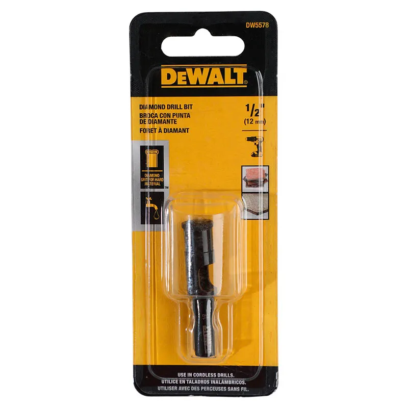 Broca para porcelanato, mármol y granito diamante 5/8 " dewalt