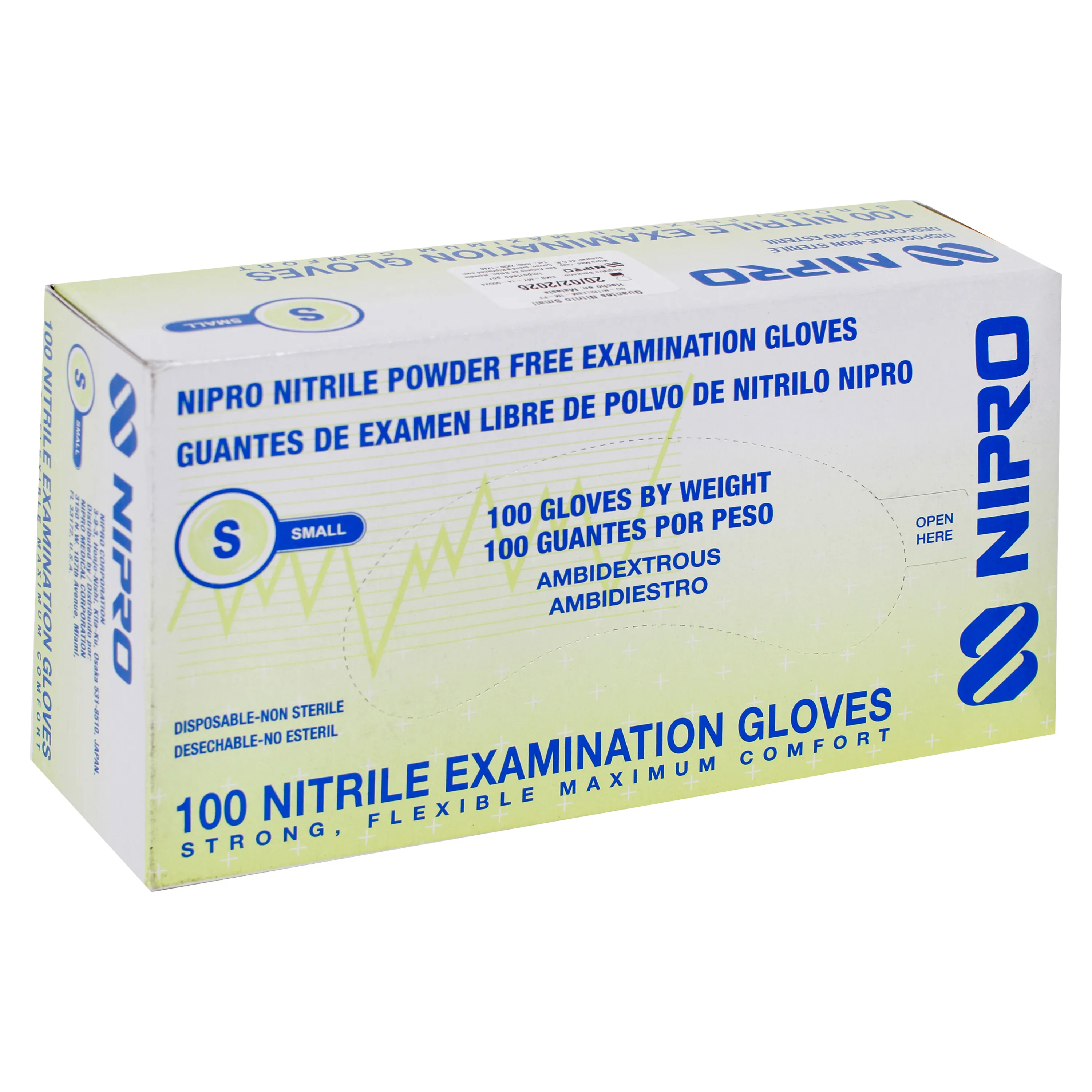 Guante Nitrilo Nipro Small 50 Pares
