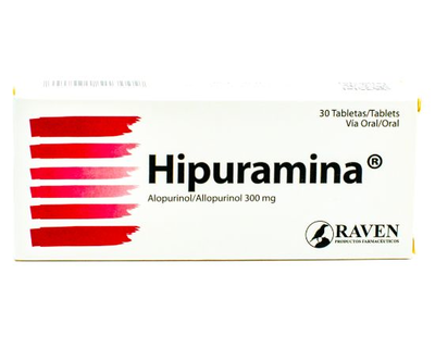 Hipuramina 300 mg 30 tabletas
