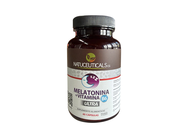 Natuceuticals Melatonina +B6 ultra x60 cápsulas
