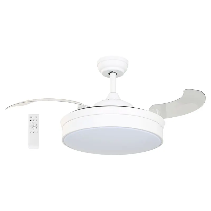 Ventilador techo con bocina bluetooth 42" 3 aspas blanco Designers Lighting