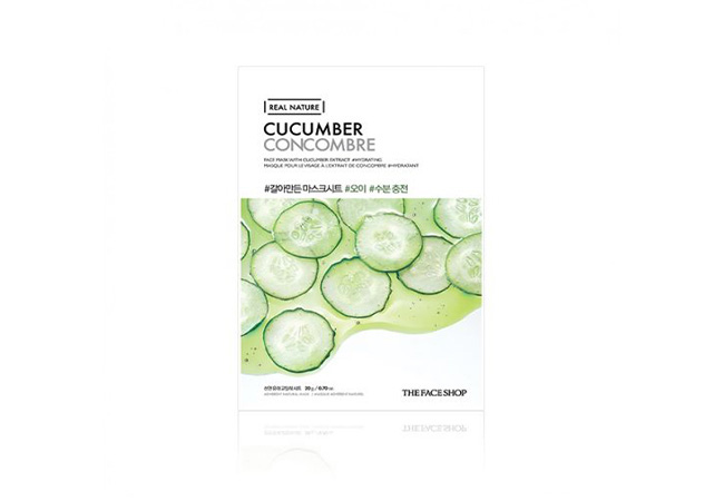 THE FACE SHOP REAL NATURE CUCUMBER MASK