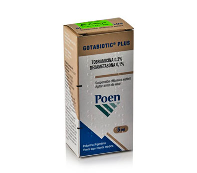 GOTABIOTIC PLUS SUSPENSIÓN OFTÁLMICA 5g 5 ml