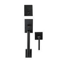 Cerradura Principal Negro Mate Clemente Kwikset