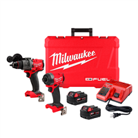 Taladro Percutor 1/2" + Atorn Impacto 1/4" Inalamb Milwaukee