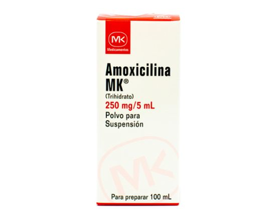 Amoxicilina MK, 250 mg/5 ml, polvo para