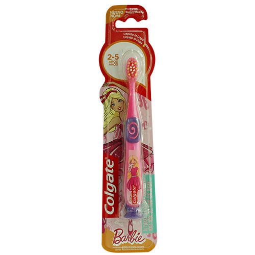 CEPILLO COLGATE BOB ESPONJA Y BARBIE NIÑOS 2-5 AÑOS