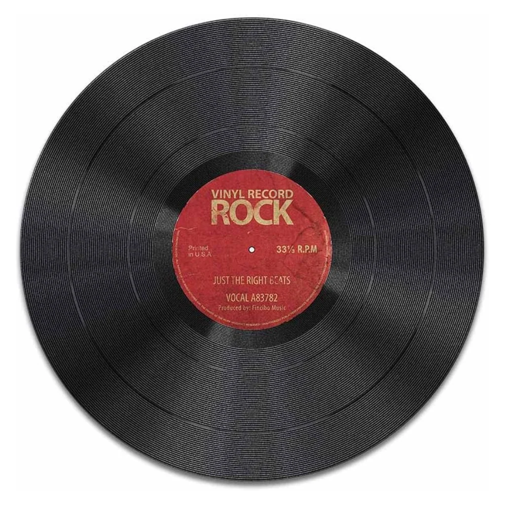 Miomu Mousepad con Diseño de Disco de Vinilo