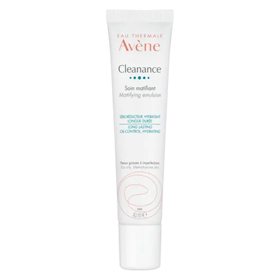 Avene, Cleanance, cuidado matificante para pieles grasas, 40 ml