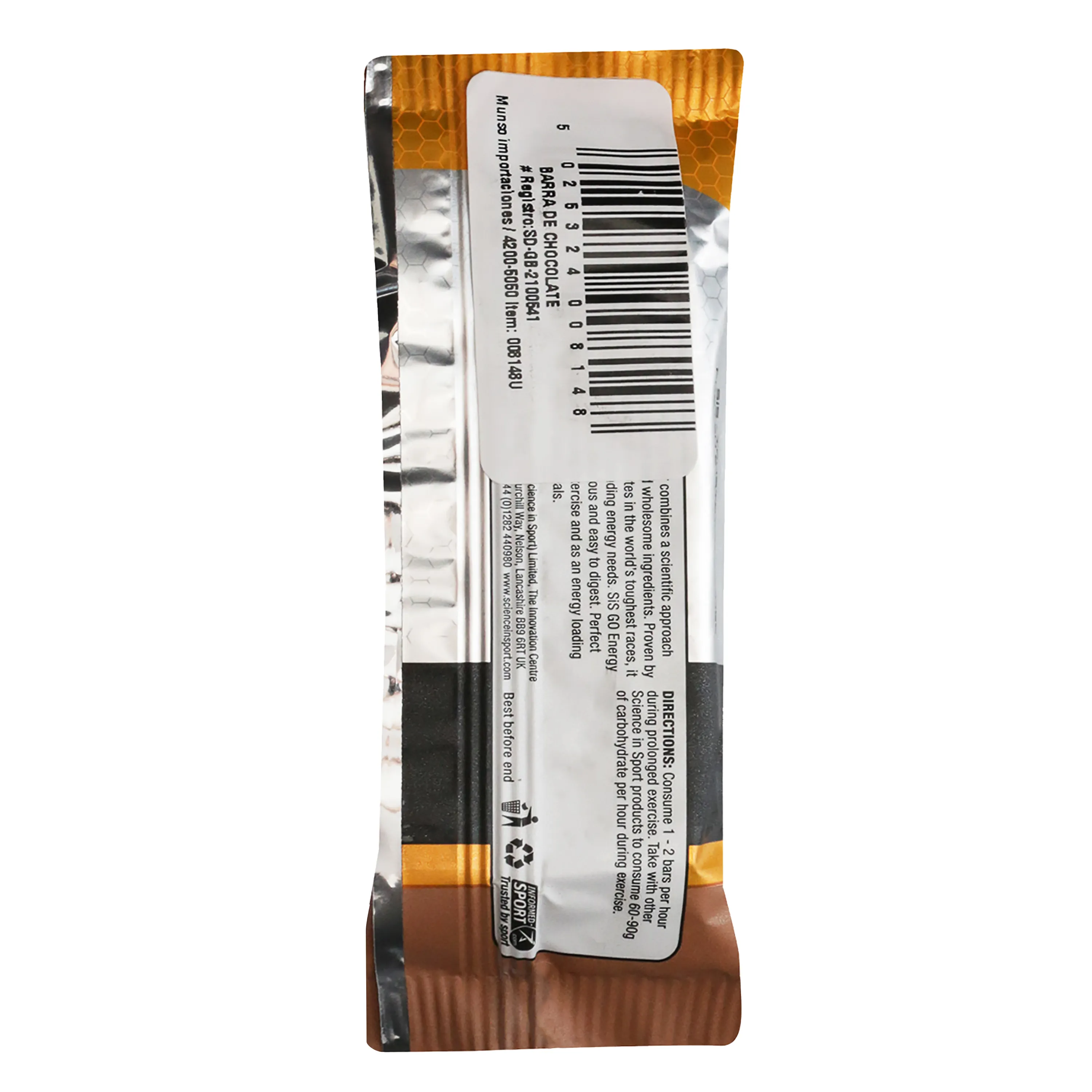 Barra Energética Sis Chocolate -40gr